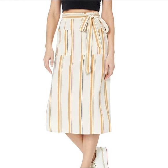 Billabong Skip it Midi Skirt Stripe - Picture 3 of 5